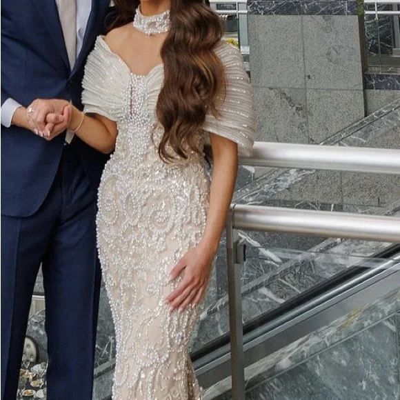 Pearl Dress
Wedding white dress
Prom gown
Custom
Vlora kaltrina 
Albina dyla - Picture 4 of 6